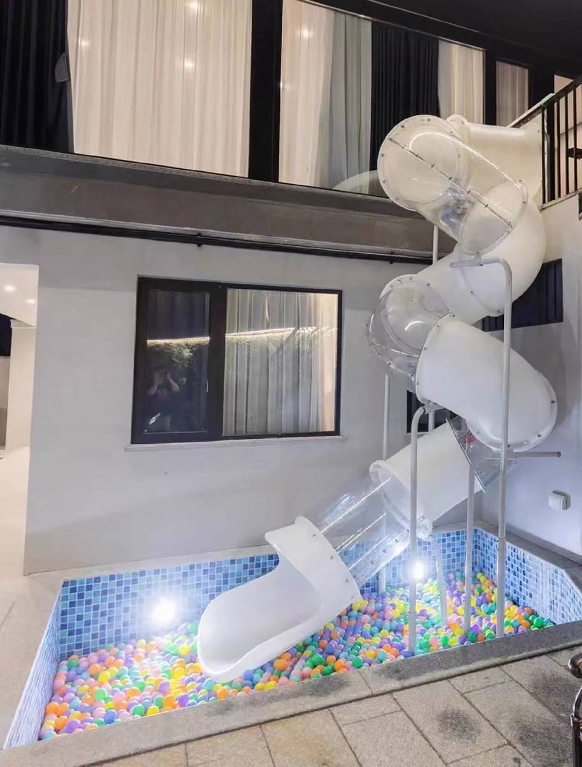 儿童塑料滑梯 (5)