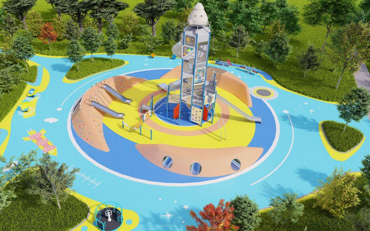 游乐场火箭船 (3)