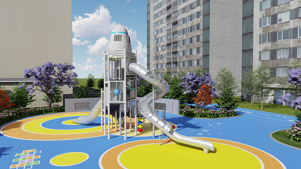 出售火箭游乐场设备 (5)