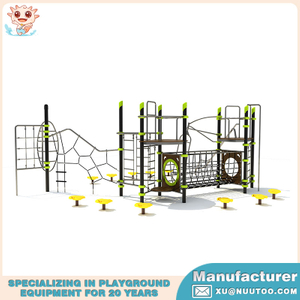 游乐场设备制造商的健身房攀爬设备 