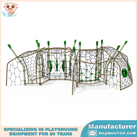 游乐场设备制造商打造健身房攀爬设备 