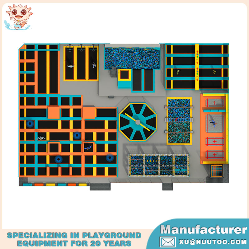多种项目的室内蹦床公园 NU-BC008