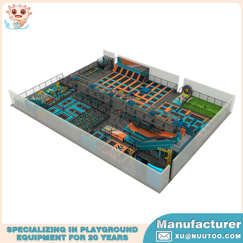 大型室内蹦床公园设备NU-BC007