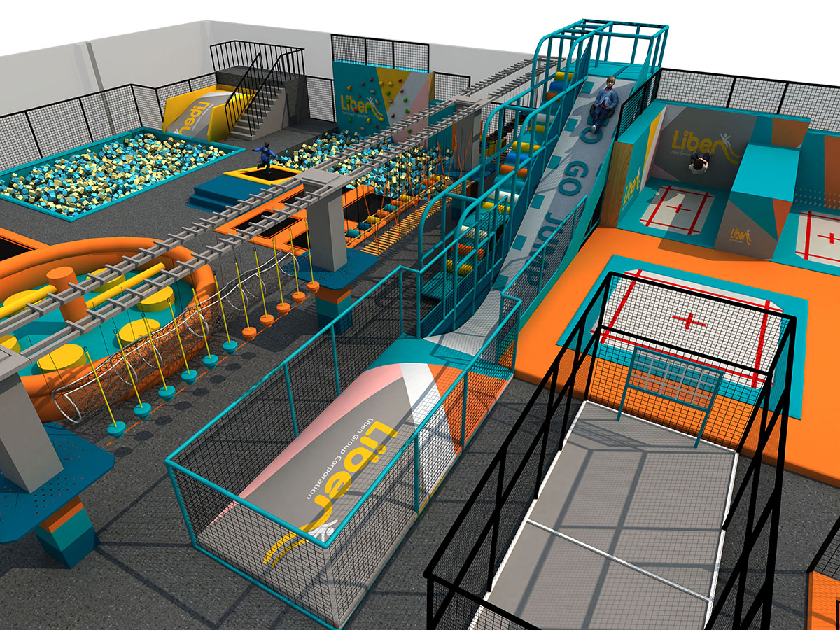 儿童室内蹦床公园 (16)