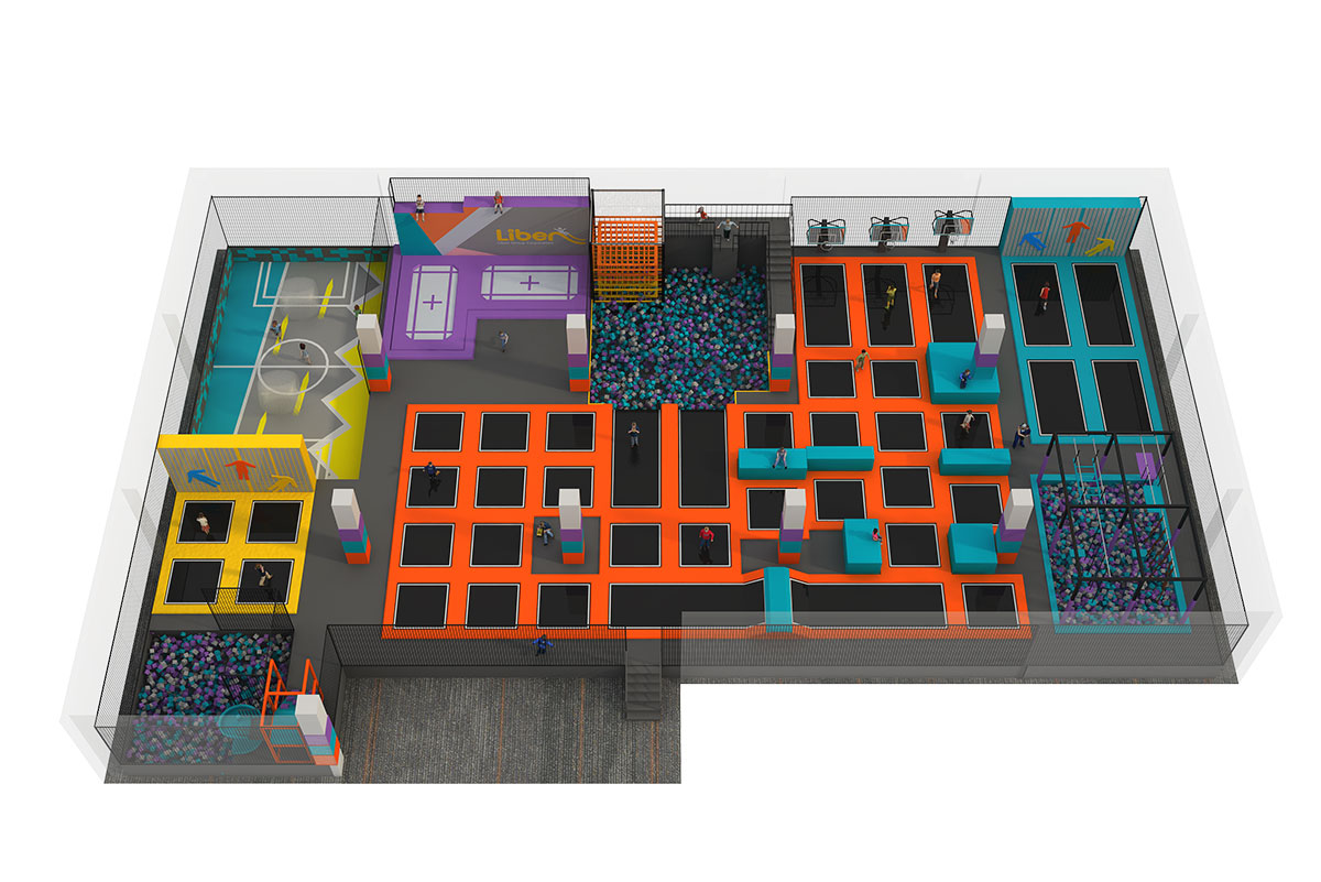 室内蹦床公园 (6)