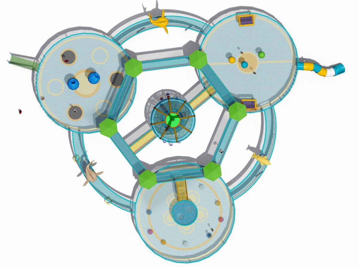 趣味多功能攀爬滑梯