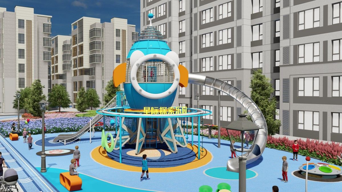 户外儿童游乐场 (3)