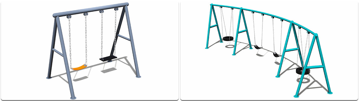 实惠的户外游乐场秋千 (4)