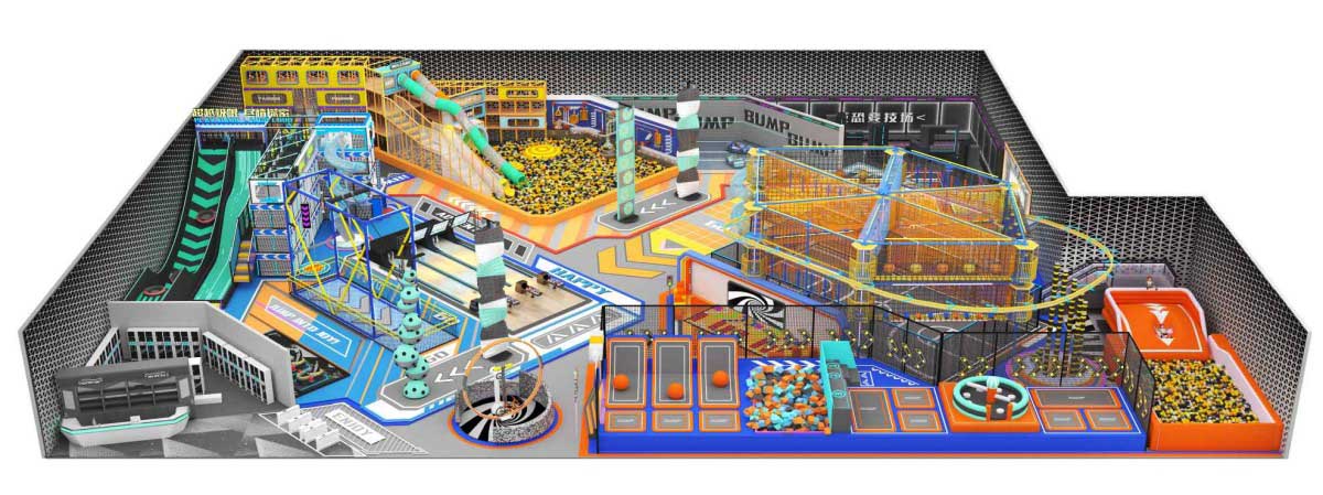 【潮流运动风】室内运动乐园产品详情展示