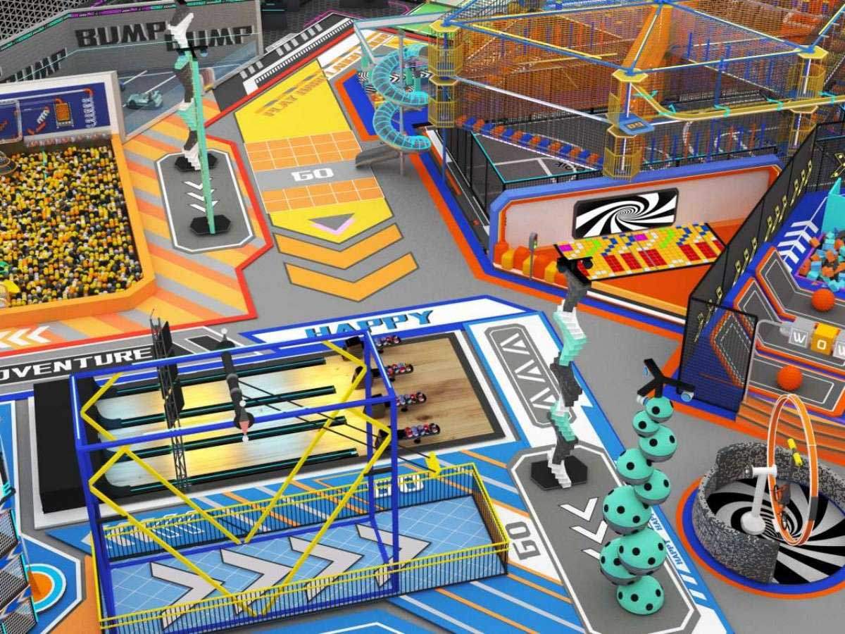 【潮流运动风】室内运动乐园产品详情展示