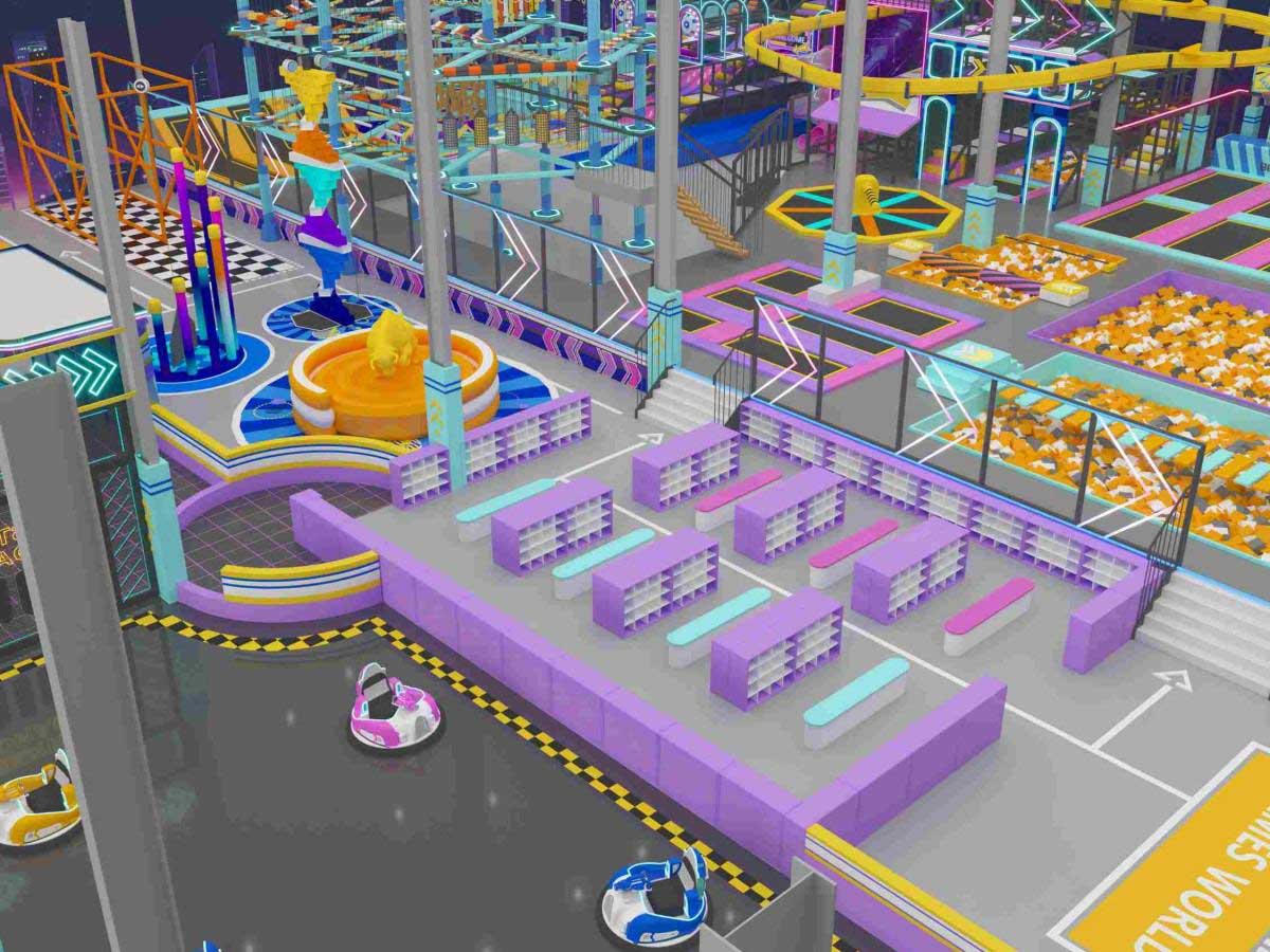 【未来科技风】室内运动乐园产品详情展示