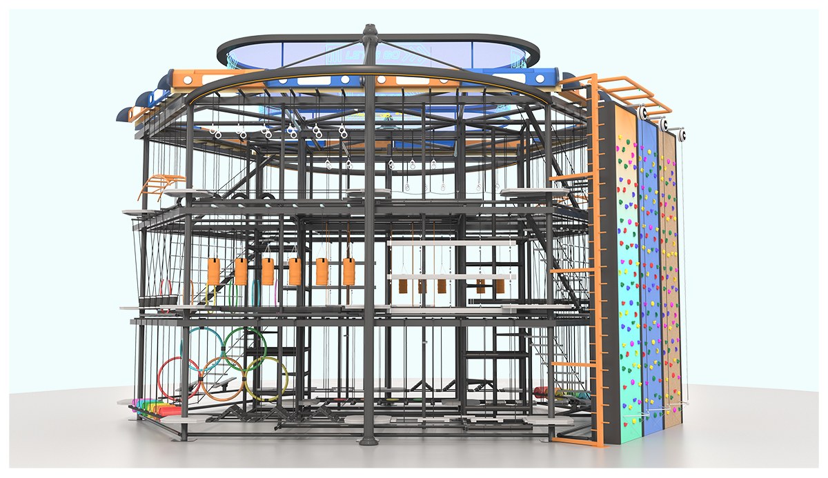 室内高空拓展攀岩设备产品详情