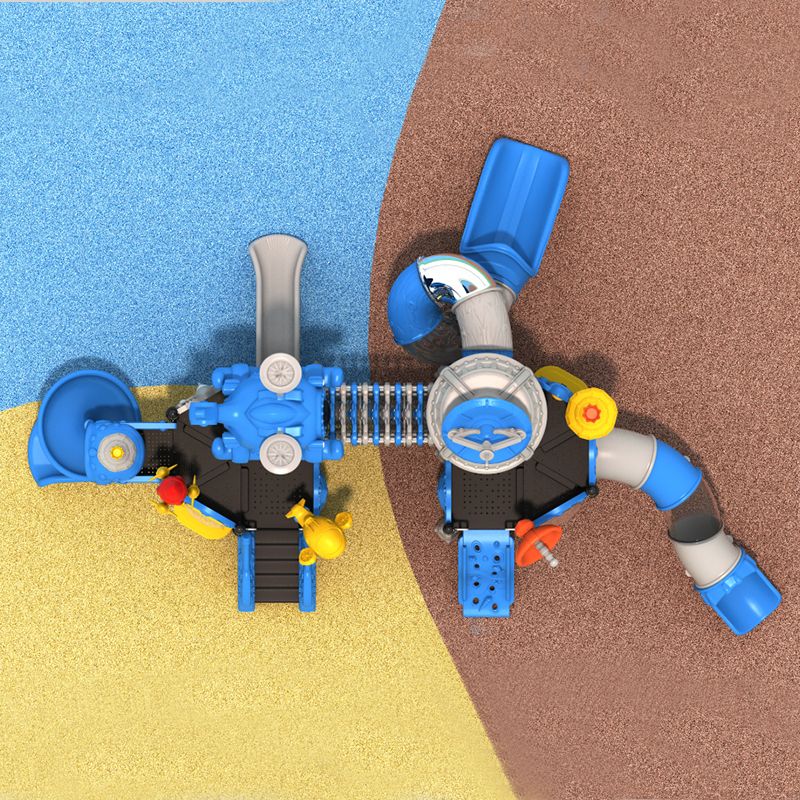 适合儿童太空冒险的 Galaxy Explorer 游乐场滑梯