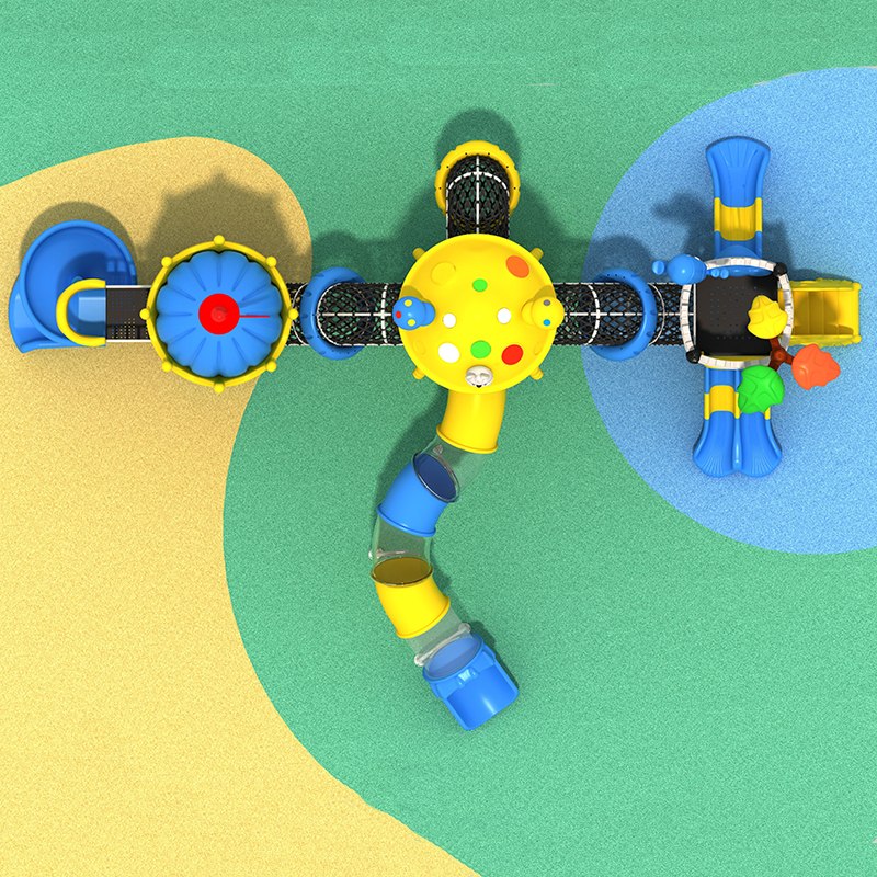 受自然启发的游乐场滑梯，确保安全的户外探险