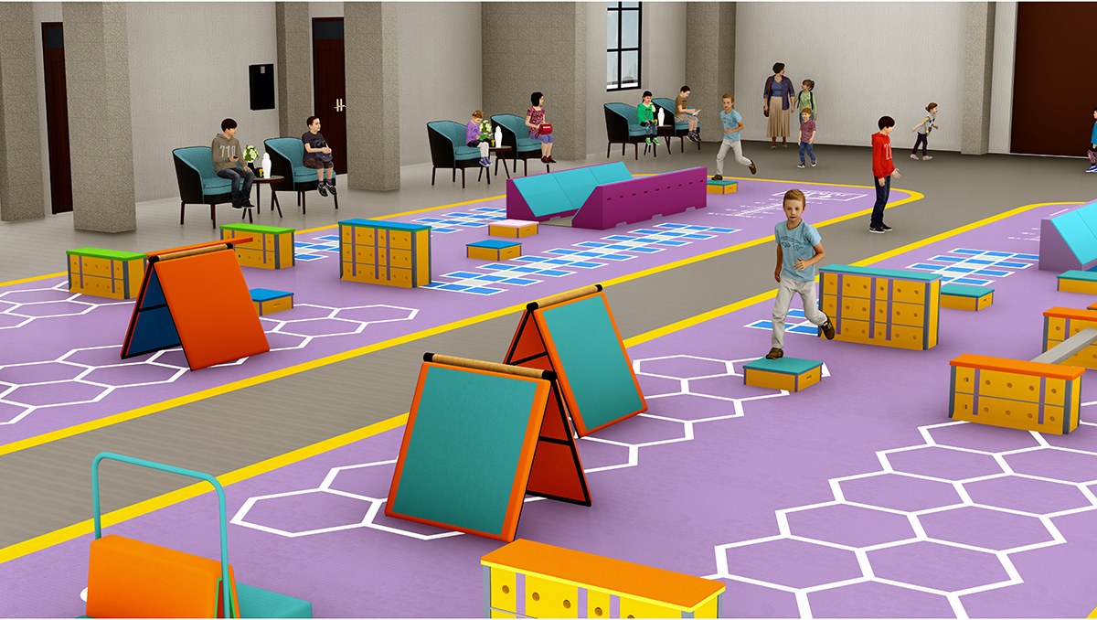 大型室内综合体能跑酷拓展设备产品详情&middot;