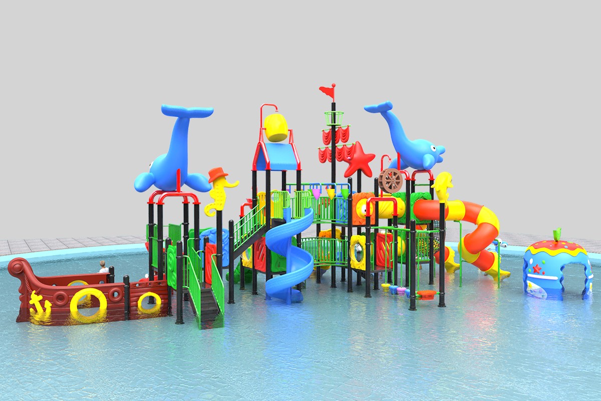 待售水上游乐场结构 (3)