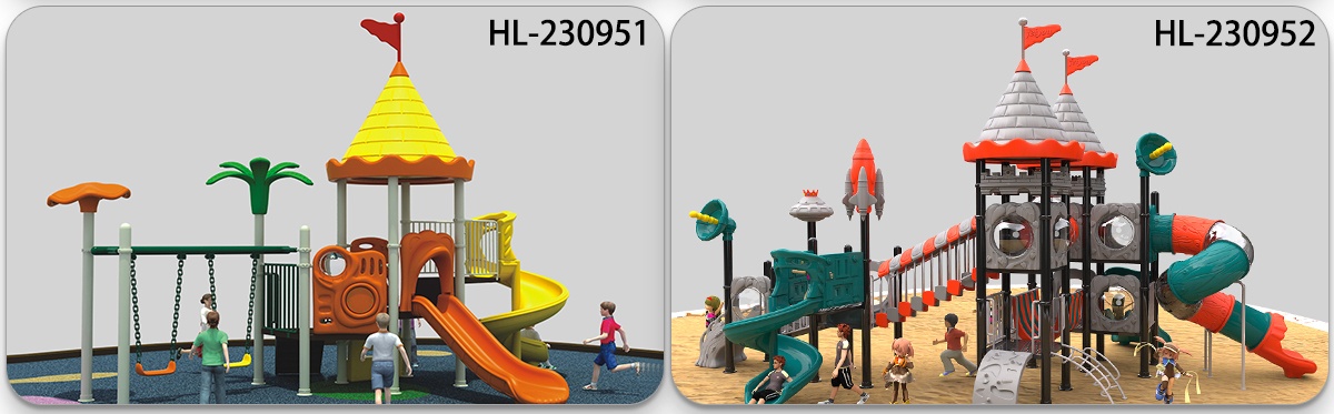 户外游乐场螺旋滑梯 (2)