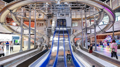 儿童乐园+大滑梯