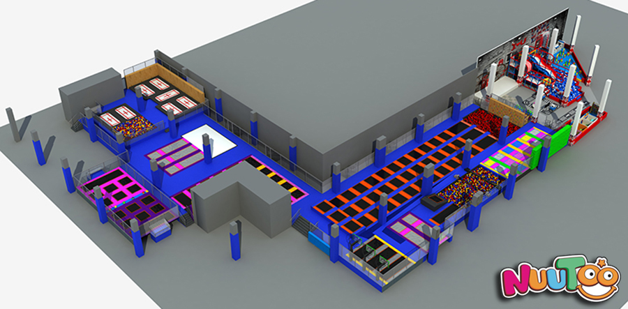 大型蹦床+蹦床乐园+儿童蹦床