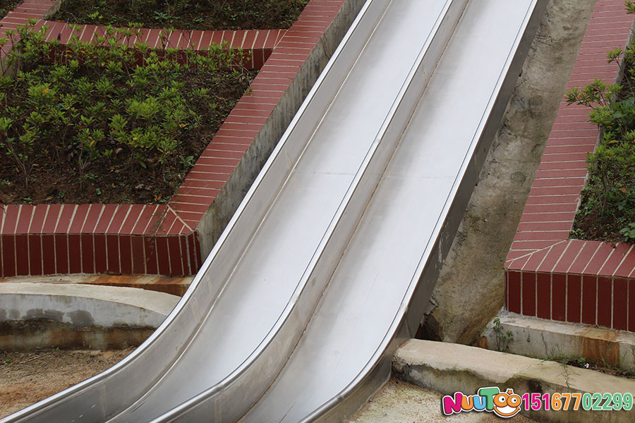 非标游乐+不锈钢滑梯案例+滑滑梯+游乐设施 (20)