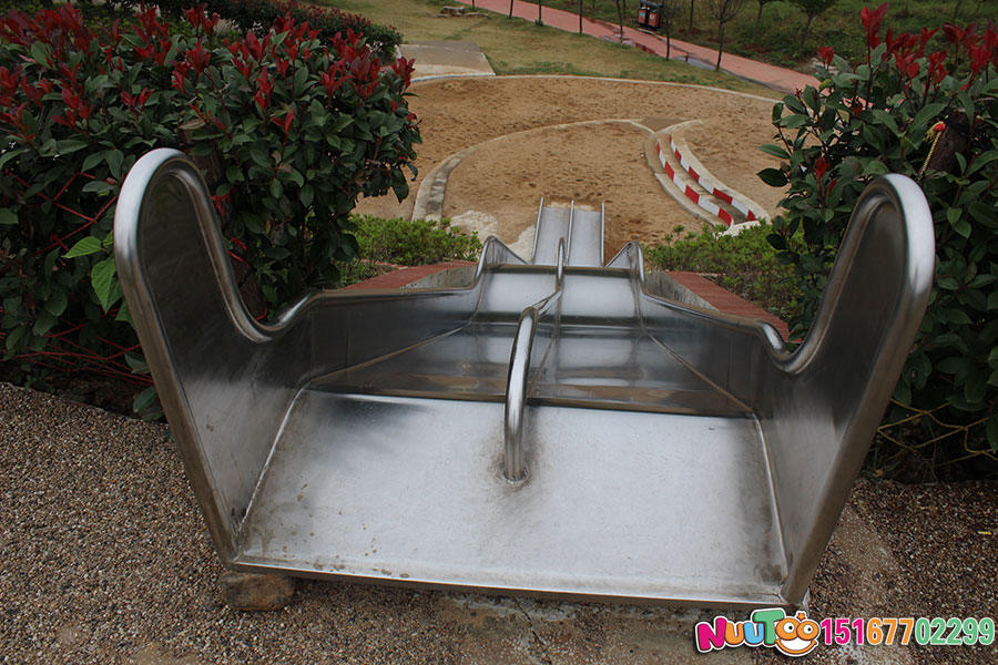 非标游乐+不锈钢滑梯案例+滑滑梯+游乐设施 (1)