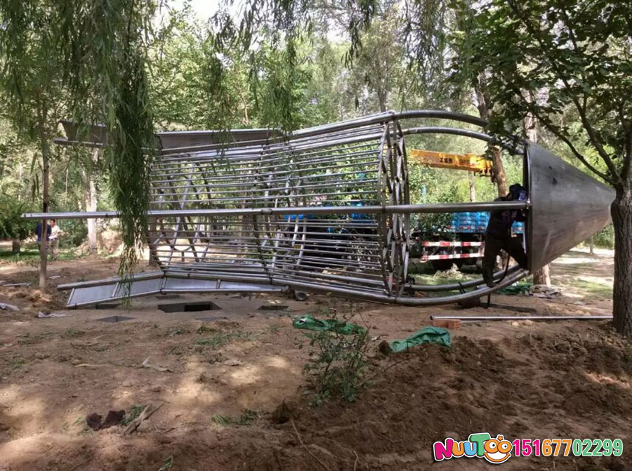 非标游乐+高空走廊+斜屋+塔+组合滑梯+滑滑梯 (59)