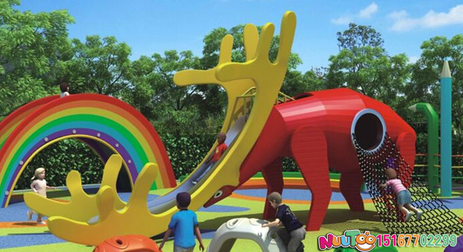 非标游乐+合肥中海游乐项目+糜花鹿组合滑梯 (51)