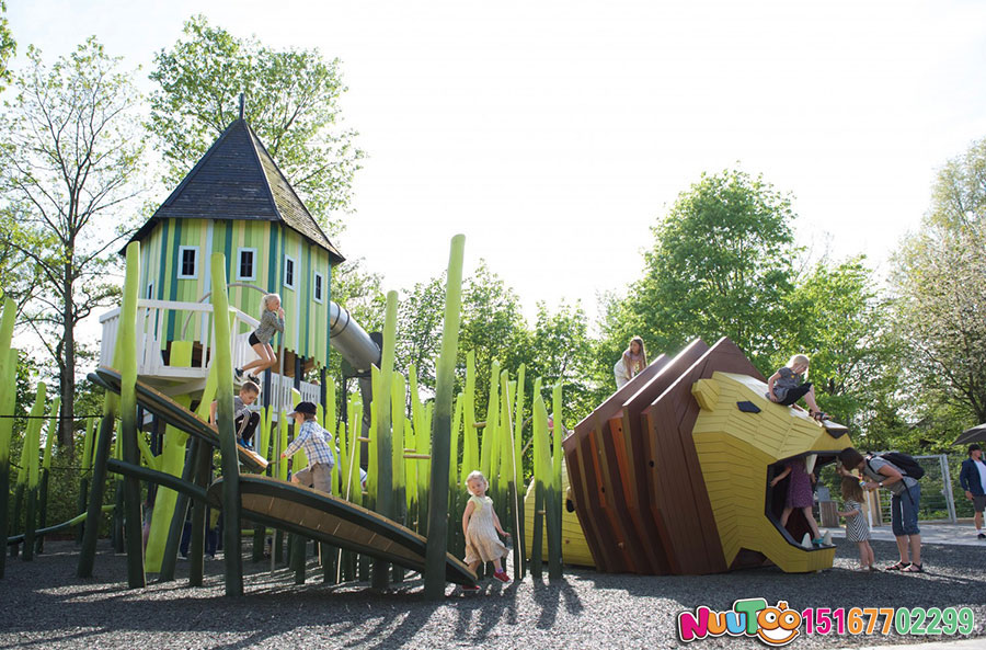 狮子组合乐园+游乐设施+组合游乐设施+组合滑梯+大型游乐设备+儿童游乐设备-(7)