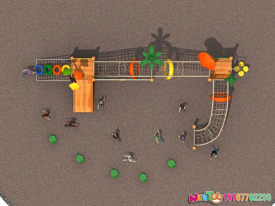 实木组合滑梯+原木组合滑梯+组合滑梯+儿童组合滑梯+小区组合滑梯-(25)