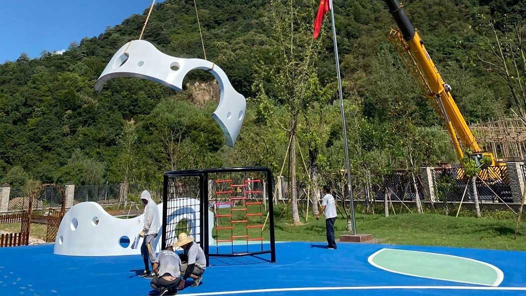  户外组合滑梯-14