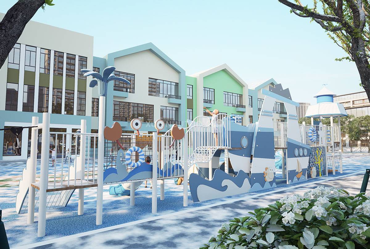 学校游乐场设备供应商 (2)