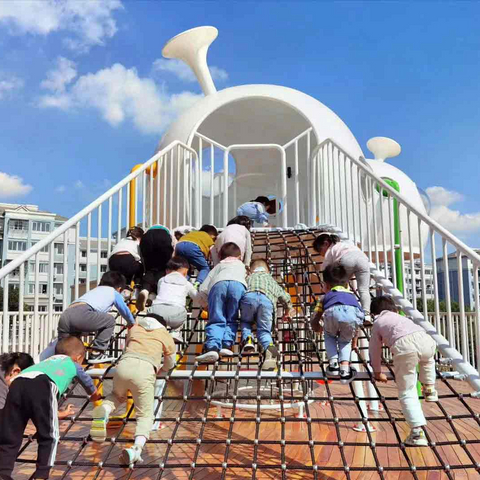 牧羊幼儿园组合滑梯_非标游乐设备_户外秋千
