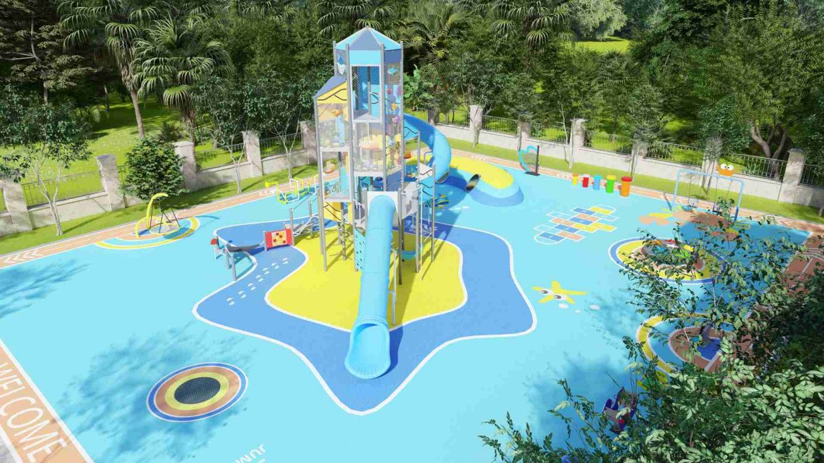 火箭游乐场滑梯 (4)