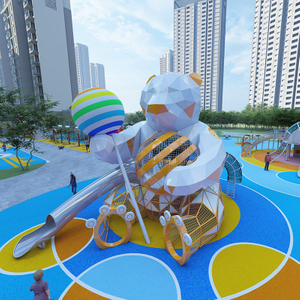 定制滑梯游乐场，定制户外游乐场工厂