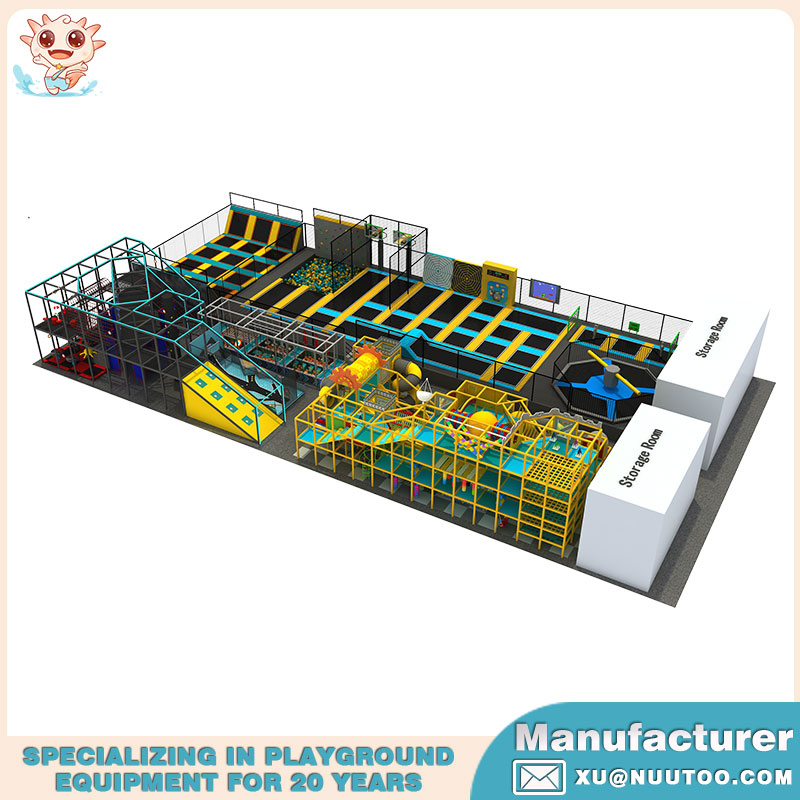 优质蹦床公园设备供应商 NU-BC013 