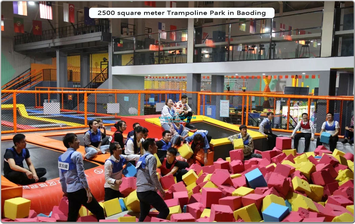 室内蹦床公园设备 (4)