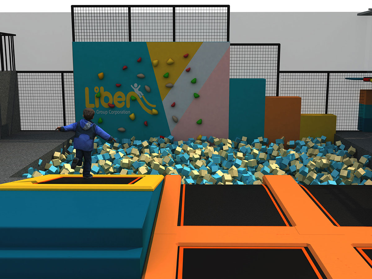 室内儿童蹦床公园 (8)