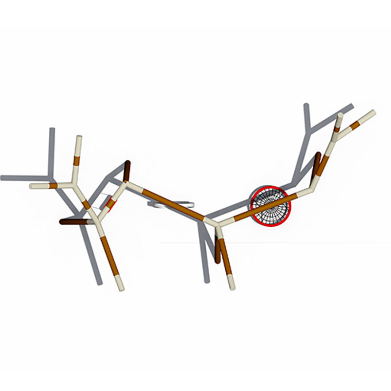 镀锌管儿童树枝秋千户外游乐场