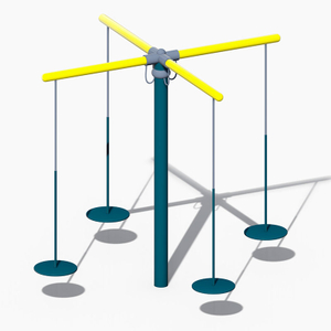 镀锌管儿童户外秋千，让日常玩耍安全有趣