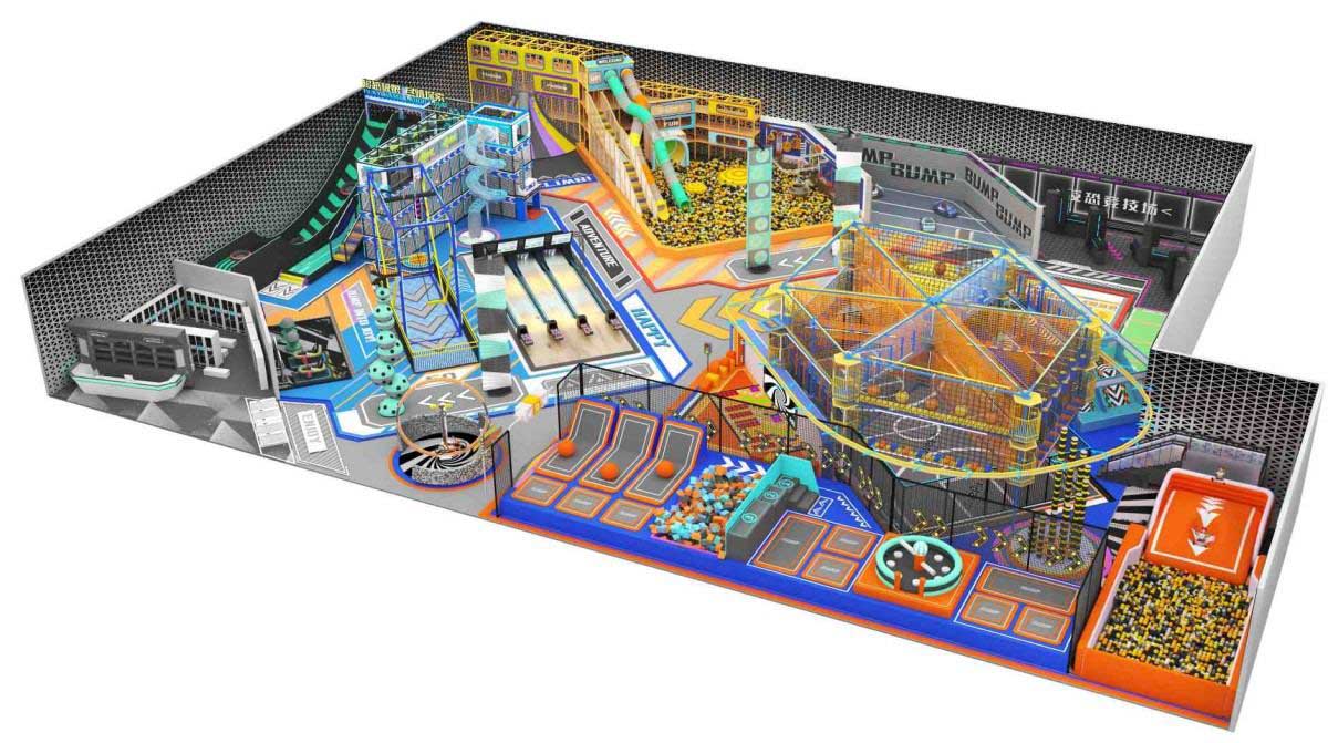 【潮流运动风】室内运动乐园产品详情展示