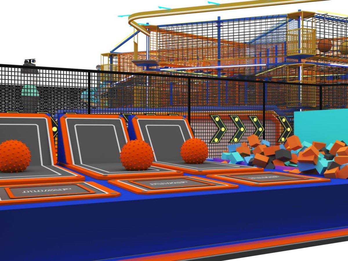 【潮流运动风】室内运动乐园产品详情展示