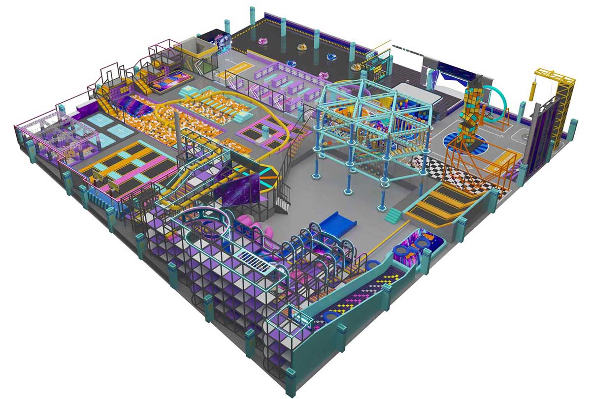 【未来科技风】室内运动乐园产品详情展示