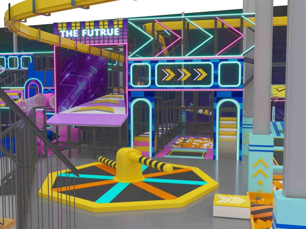 【未来科技风】室内运动乐园产品详情展示