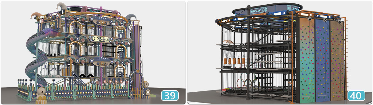 更多室内游乐设备 - 高空拓展