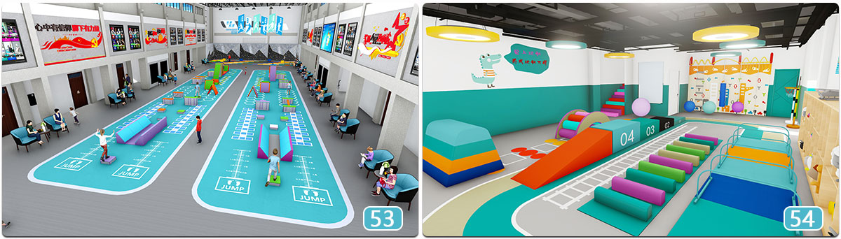 更多室内游乐设备 - 体能跑酷