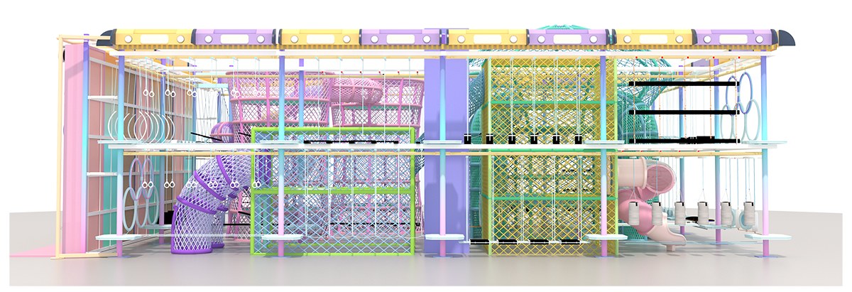 多巴胺色系高空拓展设备产品详情