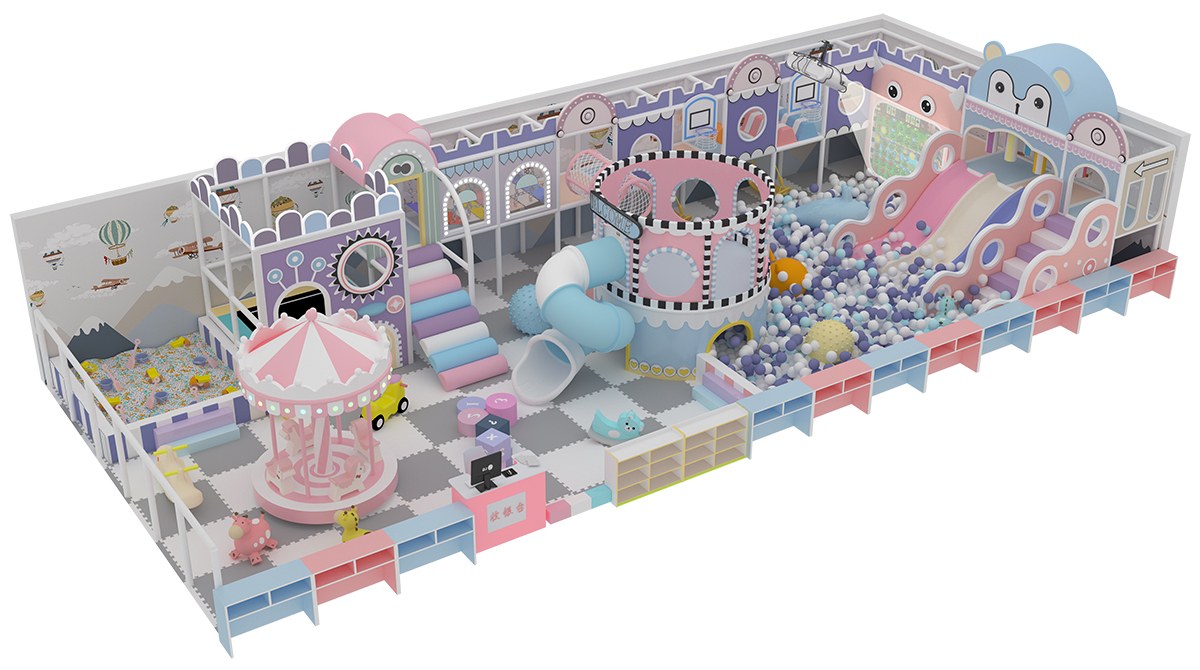 马卡龙萌趣淘气堡产品详情展示