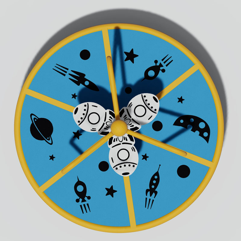 专为幼儿安全设计的防夹旋转游乐场设备