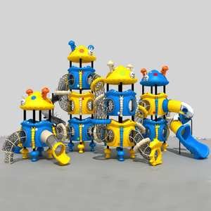 经过安全认证的幼儿蘑菇游乐场滑梯