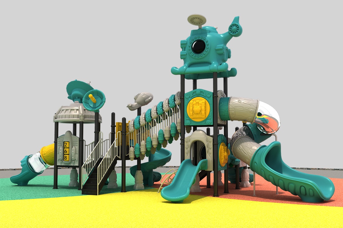 太空飞机游乐场滑梯（3）